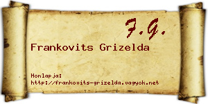 Frankovits Grizelda névjegykártya